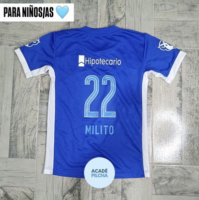 -PROMO MES DEL NIÑO- Camiseta Racing Milito 22 alternativa 2015