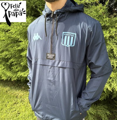 -PROMO MES DEL PADRE- Rompevientos Kappa Racing (mod. escudo celeste)