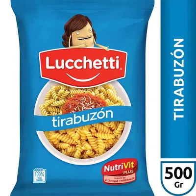 Fideo Lucchetti Tirabuzon x 500 g