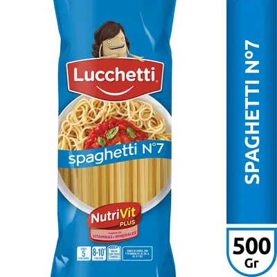 Fideo Lucchetti Spaghetti x 500 g