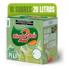 Jugo Rinde Dos Caja x 10 unid. Pera