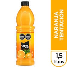 Cepita Botella x 1.5 L Naranja