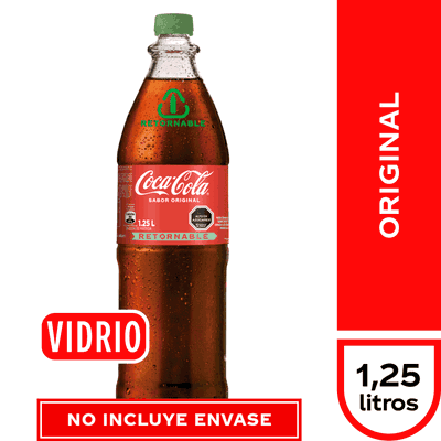 Coca Cola x 1.25 L retornable