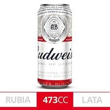 Budweiser lata x 473 cc x Pack x 6 unid.