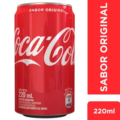 Coca Cola lata x 220 ml
