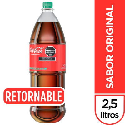 Coca Cola x 2.5 L retornable 