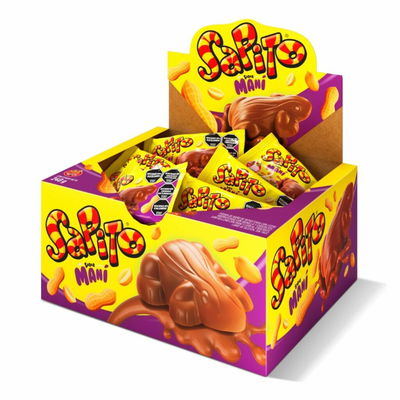 Chocolate Sapito Mani x24un x10g