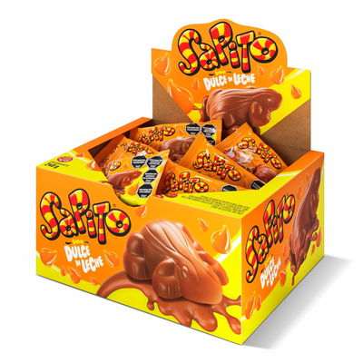 Chocolate Sapito Dulce De Leche x24un x10g