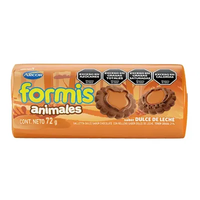 Galleta Formis Dulce De Leche x72