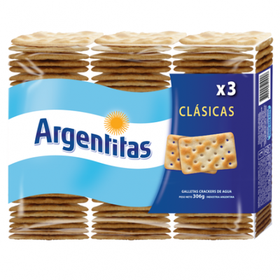 Galletas Argentitas tripack x306g