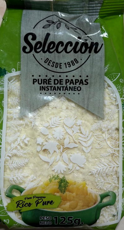 Pure de Papas Instantáneo Seleccion x 125 g