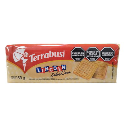 Galleta Lincoln coco x153g