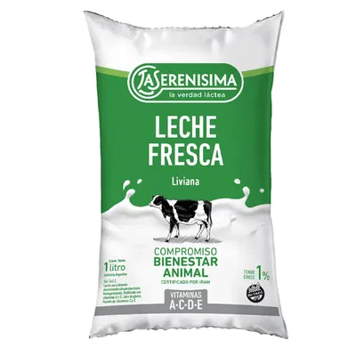 Leche La Serenisima Descrermada Sachet x1l