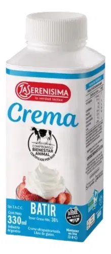 Crema De Leche Sa Serenisima Para Batir x200ml