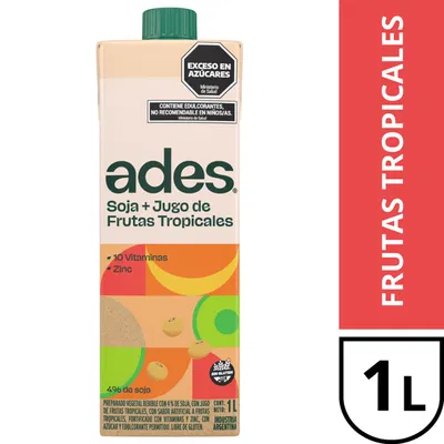 Ades Frutas Tropicales x 1L X 4 Unid.