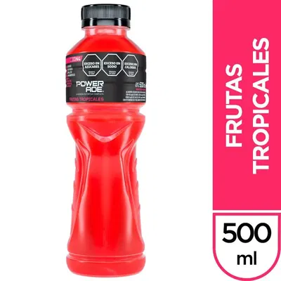 Powerade Frutas Tropicales X 500 Ml X 6 Unid.