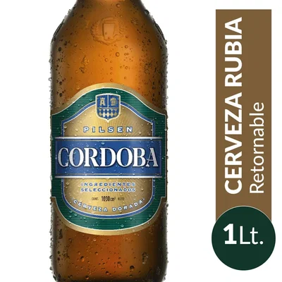 Cerveza Cordoba Ret. x 1L X 12 Unid.