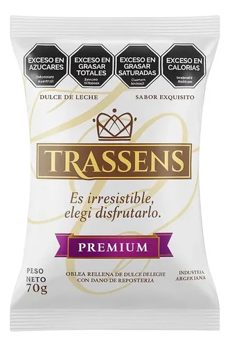 Alfajor Trassens Blanco x70g