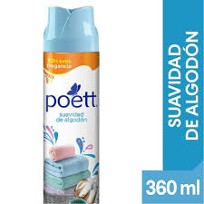 Poett Aerosol Aromatizante Suavidad De Algodón x 360ml