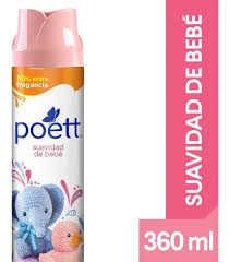 Poett Aerosol Aromatizante Suavidad De Bebé x 360ml