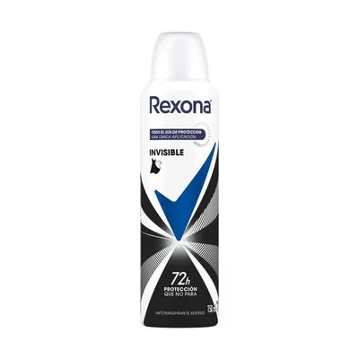 Antitranspirante Rexona 72h Mujer Invisible x 87g