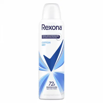 Antitranspirante Rexona 72h Mujer Cotton Dry x 87g