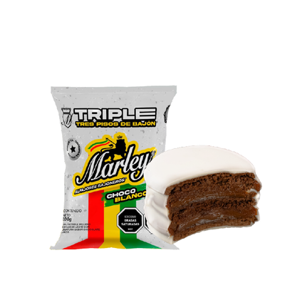 Alfajor Marley Triple Blanco x100g