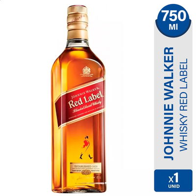 Whisky Jonny Walker Rojo x 750 ml