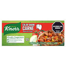 Caldos Knorr Carne x 12 unid.