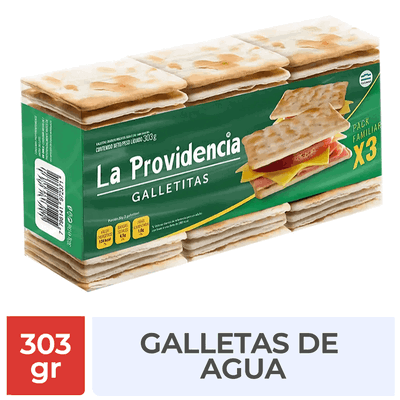 Galleta La Providencia x 3 unid. x 303 g.