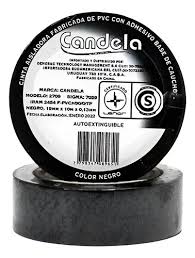Cinta Aisladora Negra Candela x 20 m