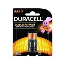 Pila Duracell AAA x 2 unid.