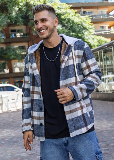 Camisaco de Paño con Capucha
