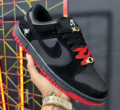 Nike Dunk Low Black Red
