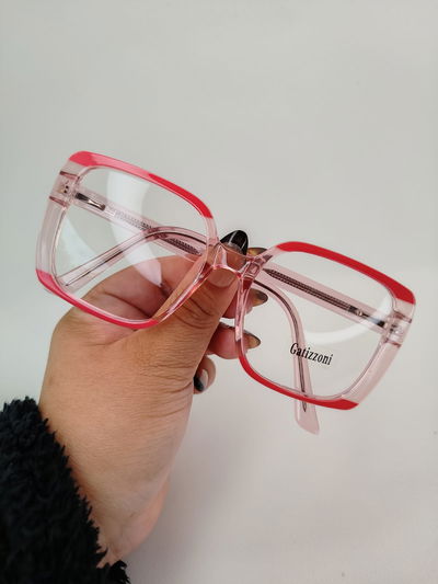 Armazón de moda Julia - Rosa transparente 