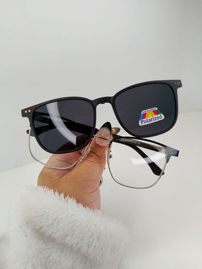 Armazón Clip on Luca - Plateado