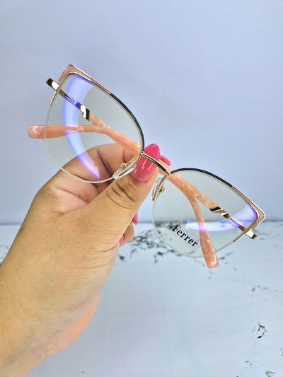 Armazón Antiblue Romeli Montado al aire - Rosa viejo