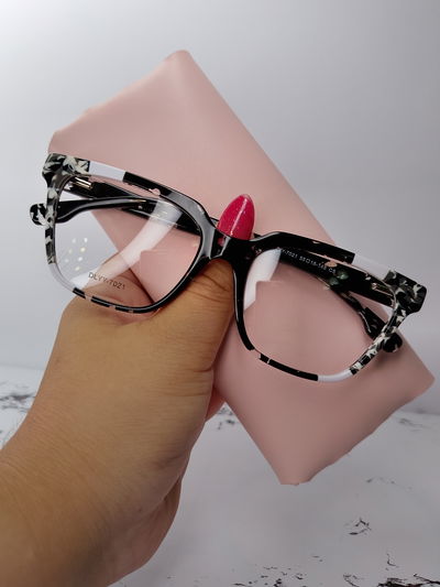 Armazón XL acetato - Black stone