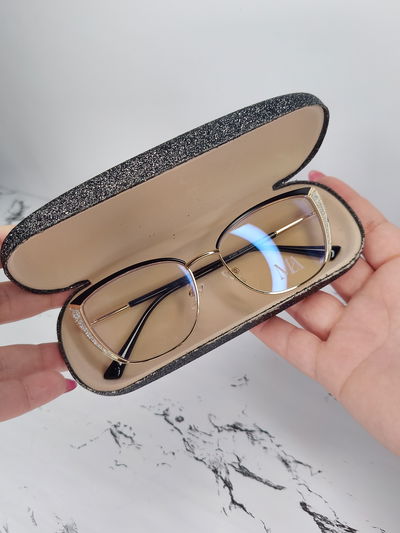 Estuche Glitter - Negro