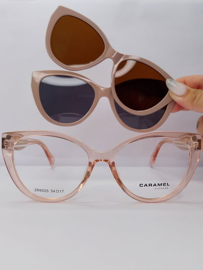 Clip on doble placa Frozen - Rosa