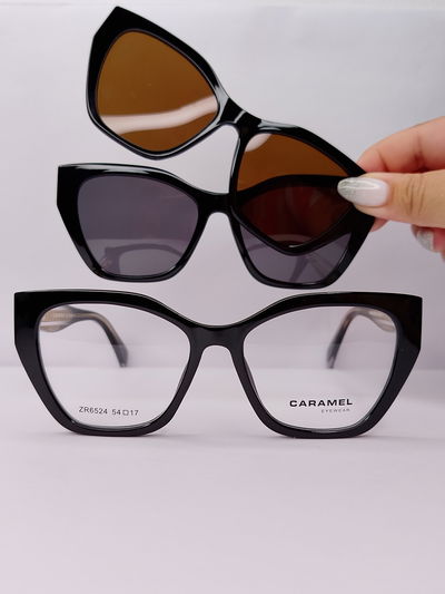 Clip on doble placa Crimson - Negro 