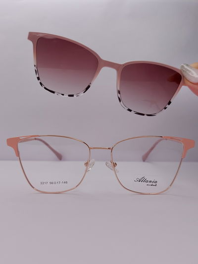 Clip on Titania - Rosa print