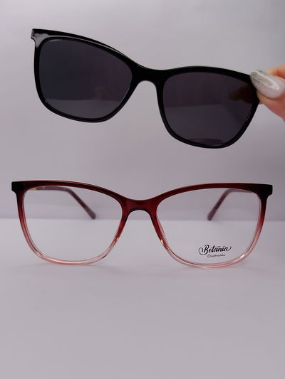 Clip on Minerva - Rojo degradé