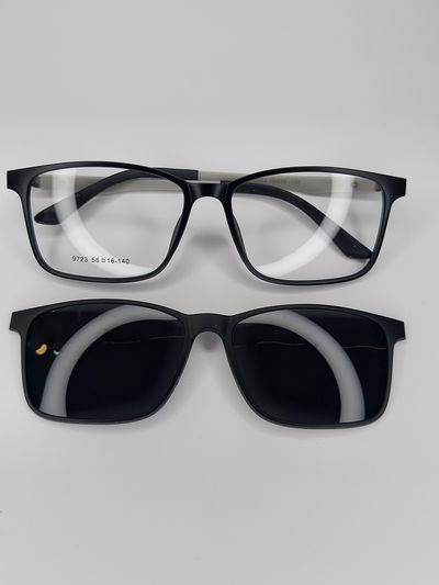 Armazón Clip On 360° Raider - Negro con gris