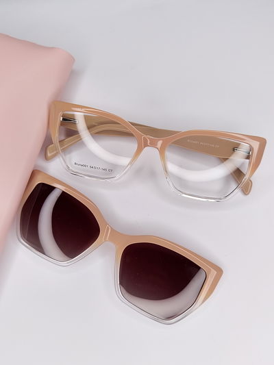 Clip on Savara - Rosa degradé