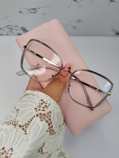 Armazón Mailen - Gris con glitter