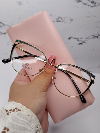 Armazón Glowy  - Negro con glitter