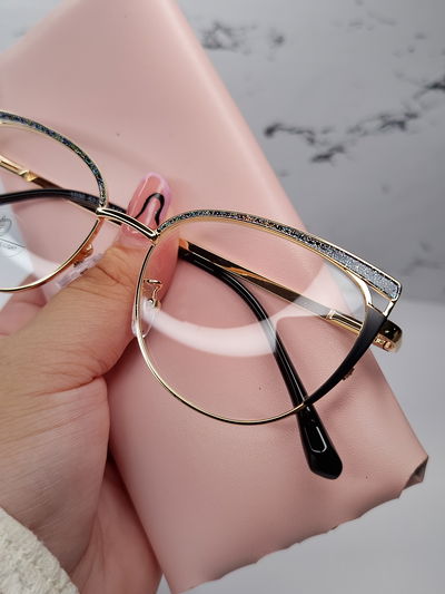 Armazón Glowy  - Negro con glitter