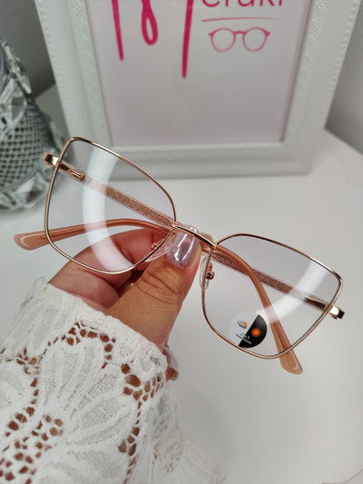 Armazón Bluelight Foto cromático Elsa - Rose gold