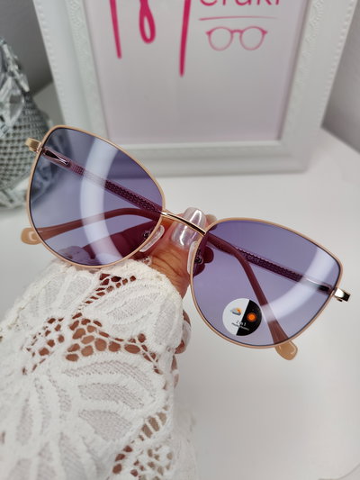 Armazón Bluelight Foto cromático Brianna - Rosa nude